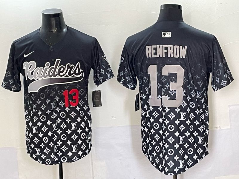 Men 2025 Oakland Raiders #13 Renfrow black Nike Limited NFL Jersey style 033